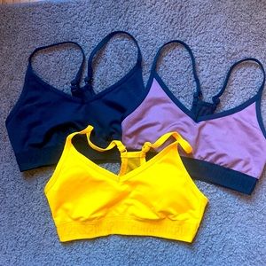3 VS Pink Sports Bras